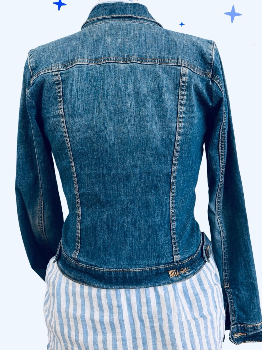 KUT - from the Kloth Blue Denim Jacket 🧥 - Picture 9 of 9